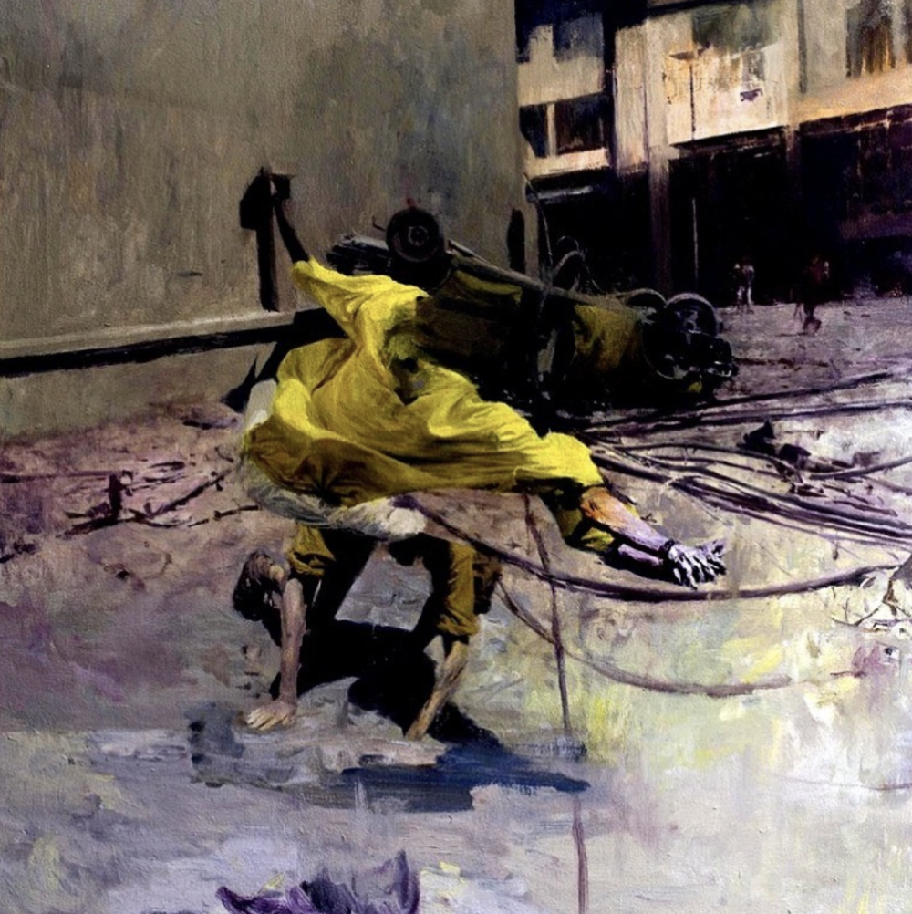 菲尔·黑尔是一位美国具象画家，以其充满张力和心理深度的绘画作品而闻名。他目前居住并工作于英国伦敦。