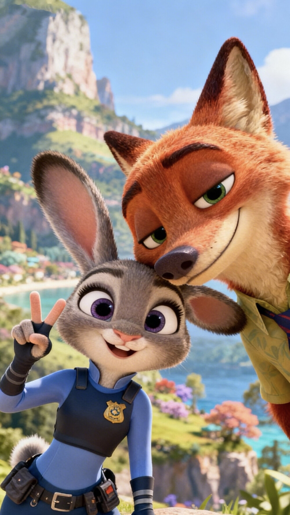 疯狂动物城壁纸锁屏