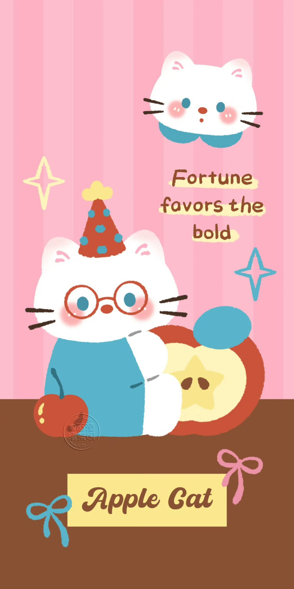 秋冬复古撞色可爱小猫