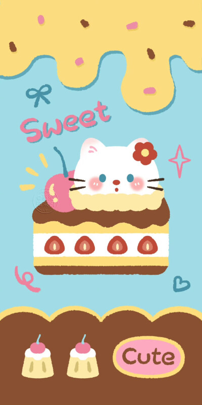 秋冬复古撞色可爱小猫