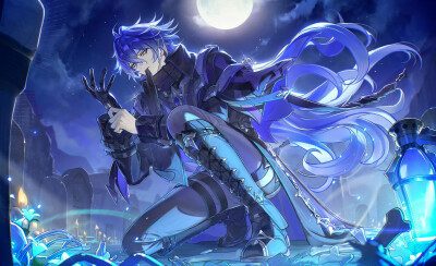 「『骸骨拼图』对菲林斯而言不光是游戏，更是一种战后的整理与推敲；既算得上消遣，又是他剖析狂猎的利刃。」
————————————
感谢画师：tomanattsu（X）绘制贺图 ​​​