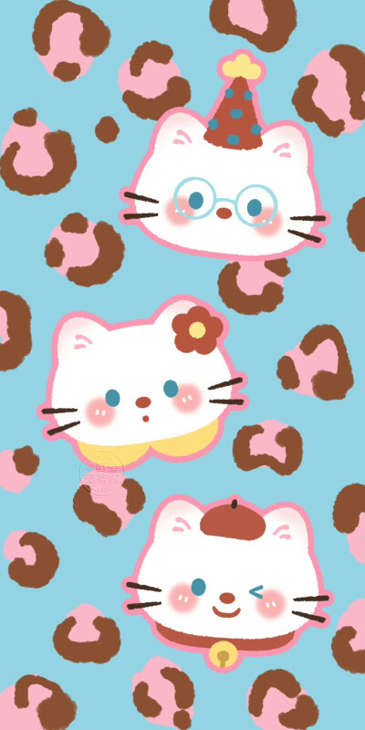 秋冬复古撞色可爱小猫