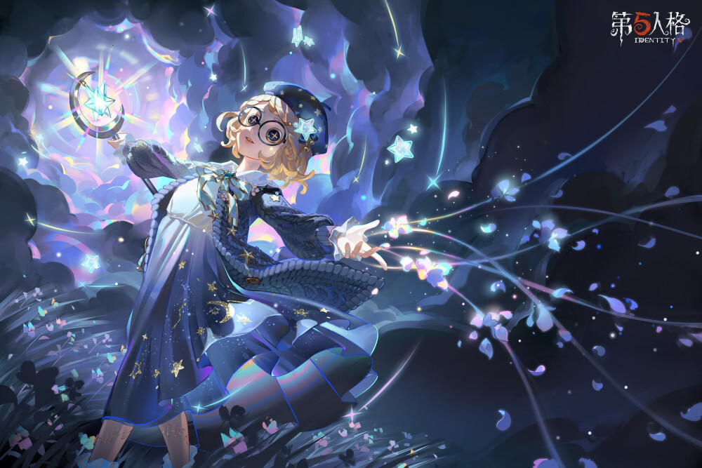 我们都可以成为他们寻光路上，最温暖的那道光。
第五人格 盲女 公益皮 官方海报