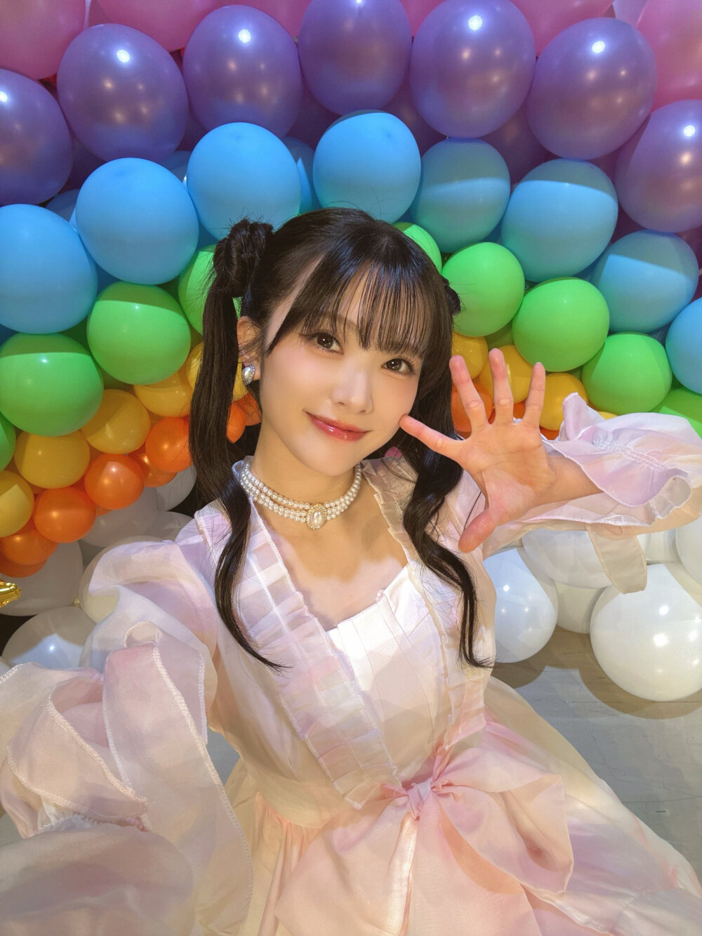 结那生日会的返图，参加结那生日的会有小花、kankan