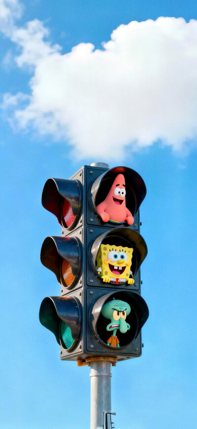 海绵宝宝-红绿灯