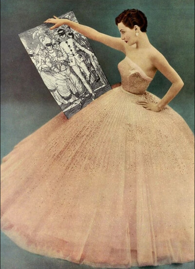 Christian Dior 1950-51 秋冬季“Amérique”