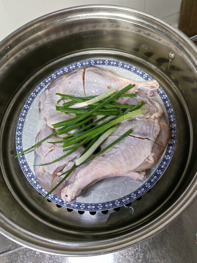 今天清蒸鸭腿