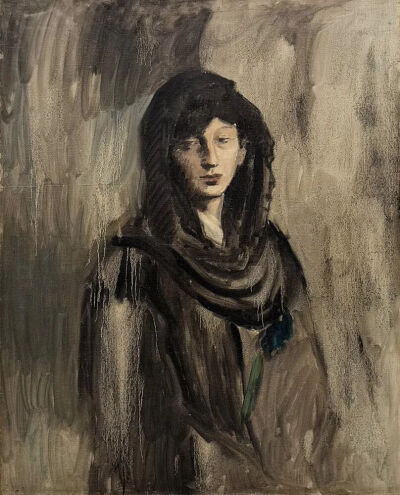 《Fernande with a Black Mantilla_穿着黑色斗篷的费尔南德斯》