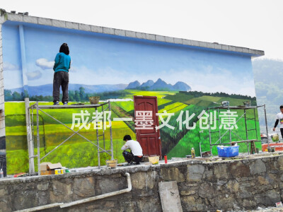 美丽乡村，从这一面墙开始，向未来生长