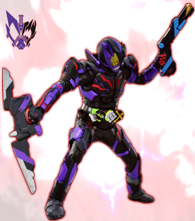 假面骑士灭，亚克毒蝎。公文包弩弓、公文包火炮。《假面骑士01》系列。(侵权删)