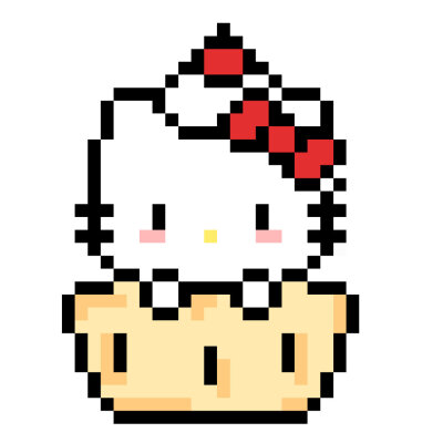 kitty拼豆红色系！