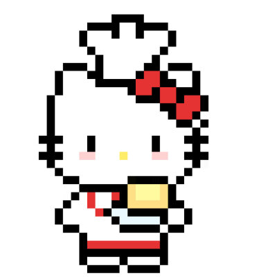 kitty拼豆红色系！