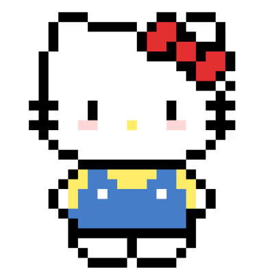 kitty拼豆红色系！