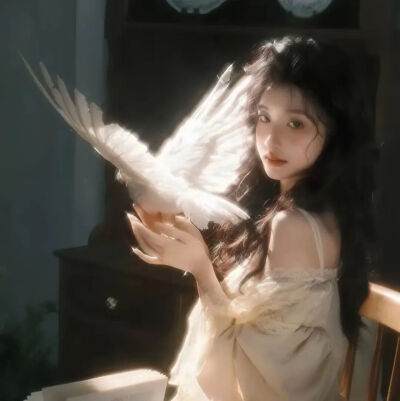 高颜值氛围感女生头像