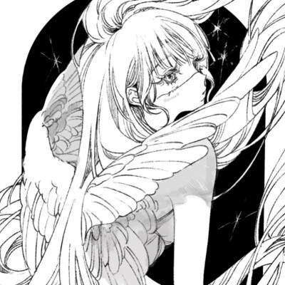 黑白漫画/女生头像