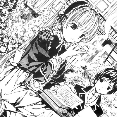 黑白漫画/情侣头像