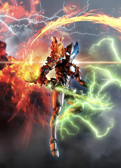 布莱泽奥特曼，法德兰装甲，奇尔索法多·炎雷斩。(侵权删)