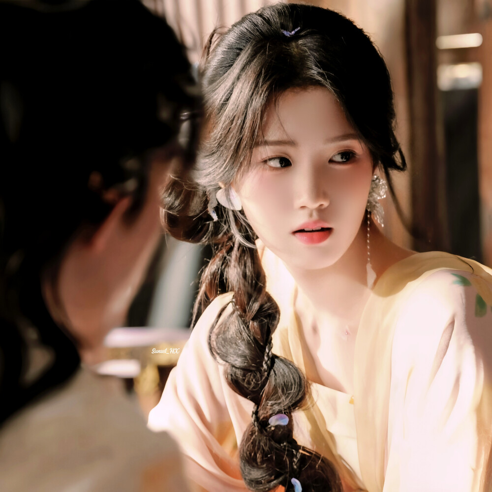 “你眼中的星河鹭起，是否也映着我的影子？”