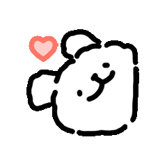 线条小狗｜GIF表情包