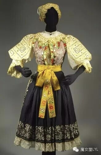Costume of Čičmany and vicinity, Slovakia