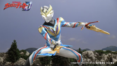 德凯奥特曼强劲型，奥特双重剑、德凯剑盾。(侵权删)