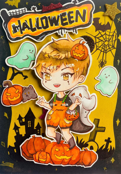 万圣节动漫创意美术