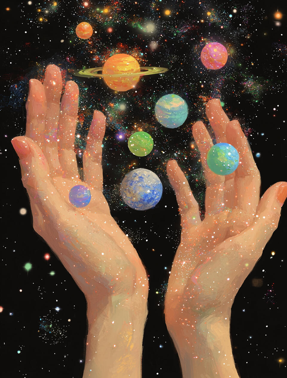 手里的宇宙星球（2）