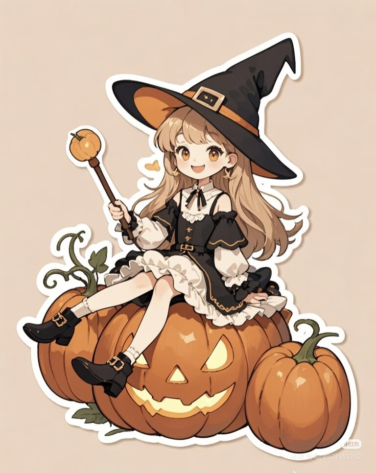 万圣节动漫创意美术