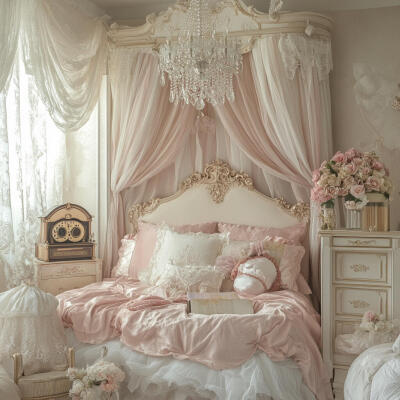 场景素材 粉色房间