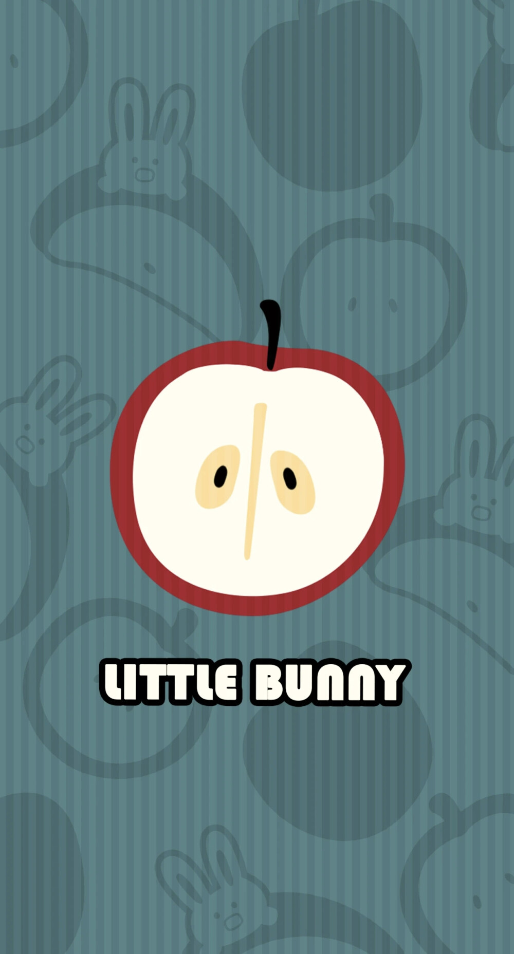 苹果兔壁纸
cr：大林DALIN