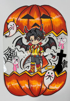 万圣节动漫创意美术