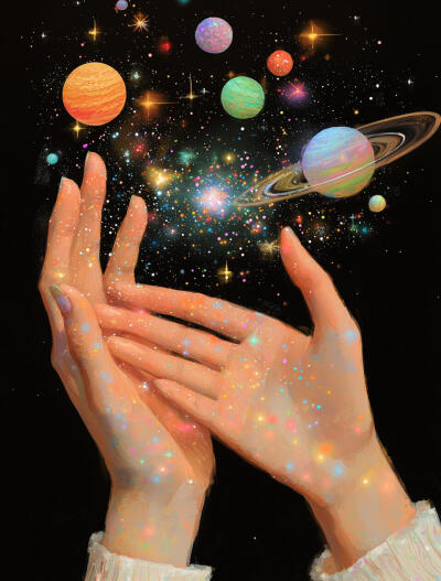 手里的宇宙星球（2）