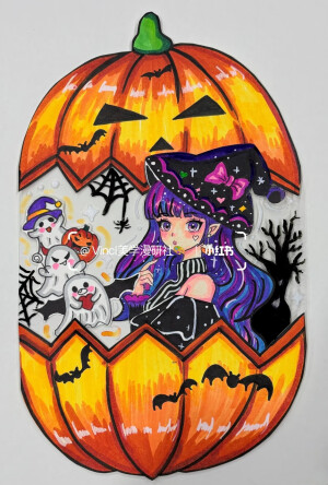 万圣节动漫创意美术