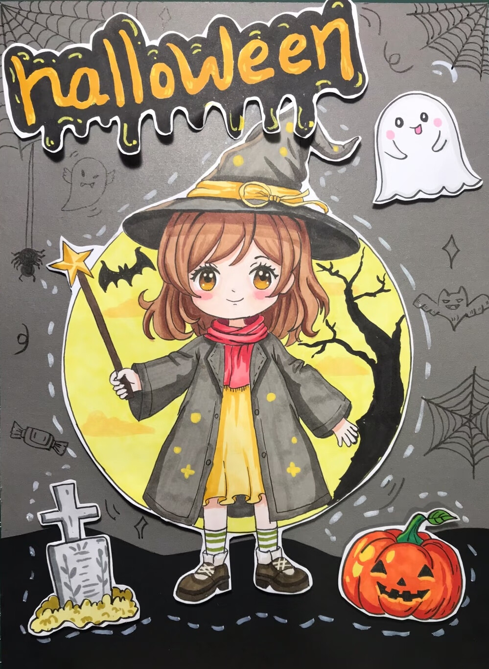 万圣节动漫创意美术