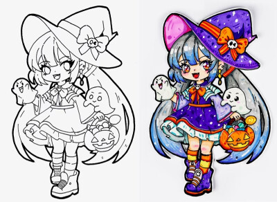 万圣节动漫创意美术