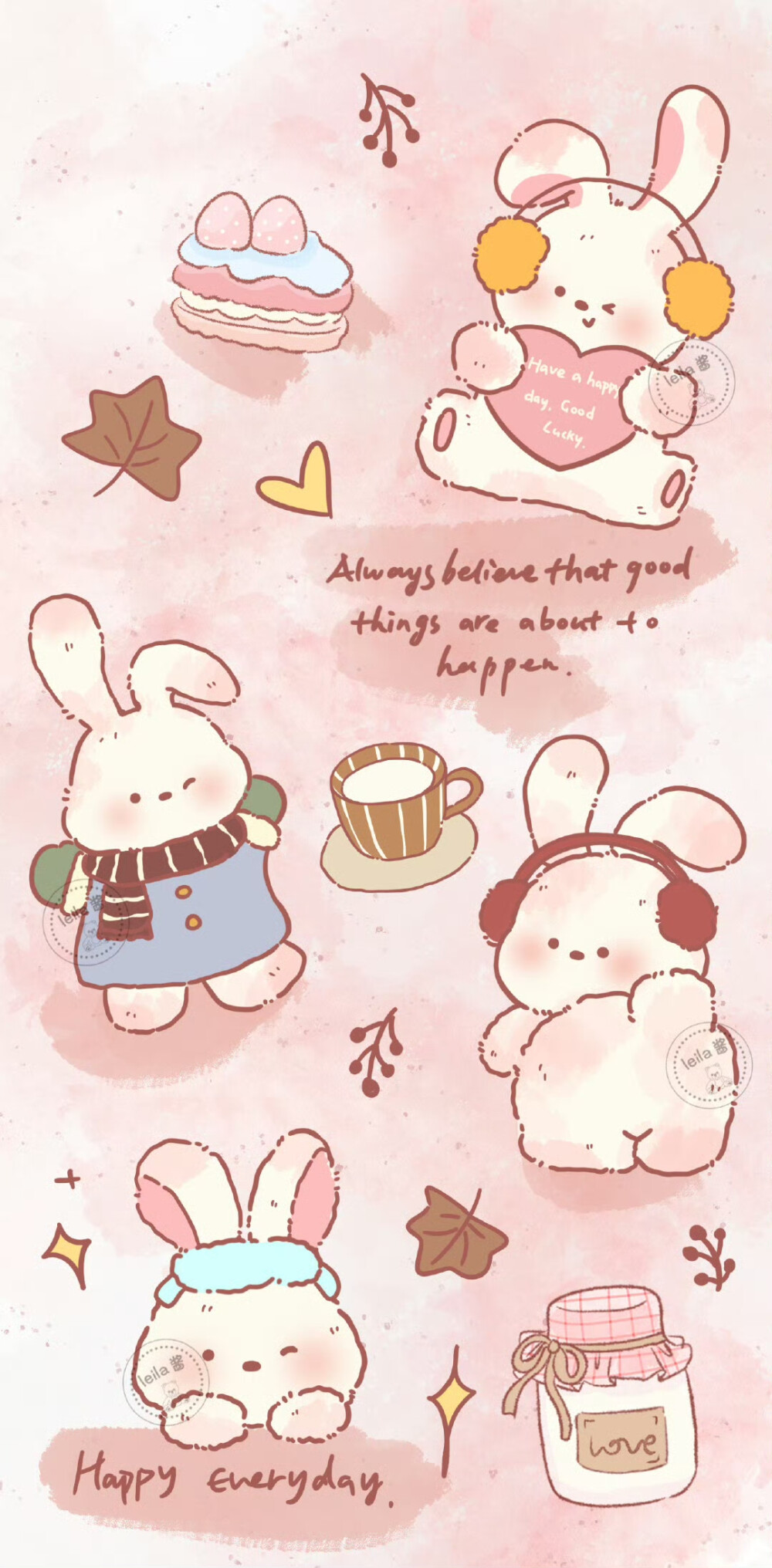 可爱卡通壁纸套图