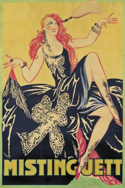 法国插画艺术家Charles Gesmar的插画作品以装饰艺术风格为主，线条流畅，色彩鲜艳，描绘优雅自信的时尚女郎。他擅长细腻的细节处理，动态的构图和舞台化的视觉效果，展现出20世纪20年代的摩登与奢华。Charles Gesmar…