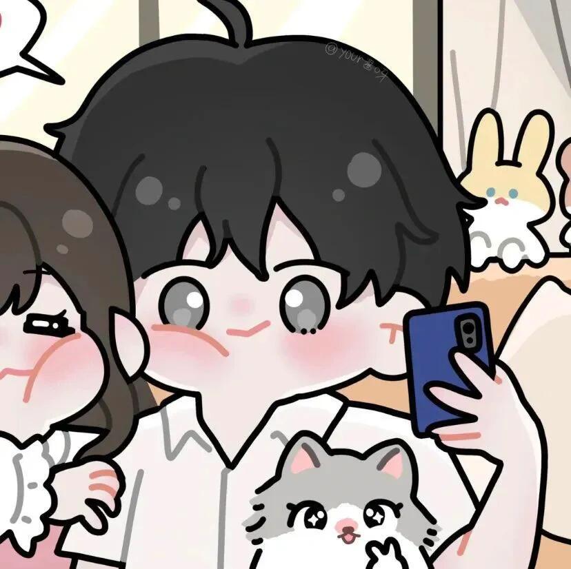 可爱 动漫 情头