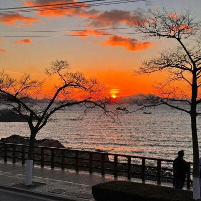 晚霞背景图