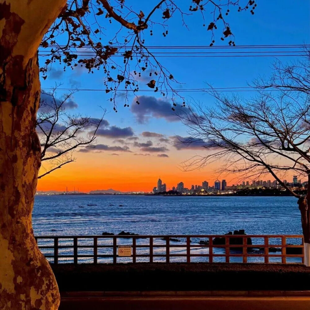晚霞背景图