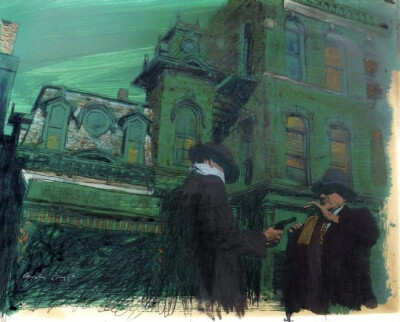 速写大师Austin Briggs (1908 – 1973) 的一些彩色插画