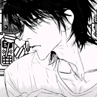 黑白男漫