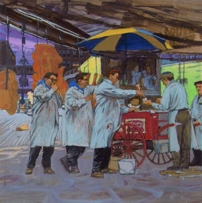 速写大师Austin Briggs (1908 – 1973) 的一些彩色插画