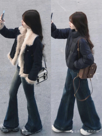 长裙搭配皮草