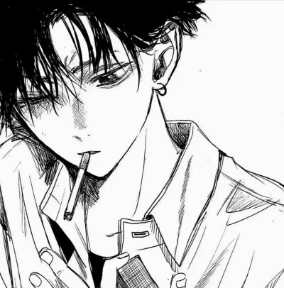 黑白男漫