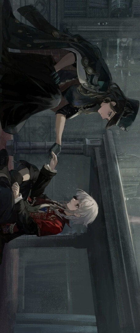 插画壁纸-重返未来1999-长夜鸣笛-野树莓与告死鸟