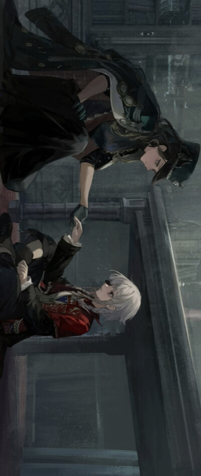 插画壁纸-重返未来1999-长夜鸣笛-野树莓与告死鸟