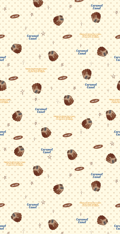 焦糖海盐可露丽
