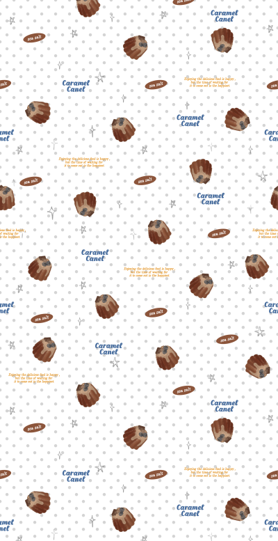 焦糖海盐可露丽
