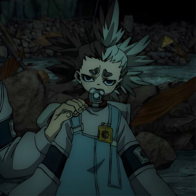 番剧：废渊战鬼
角色：池爾·桑特（Dear Santa）
动漫男头Δ